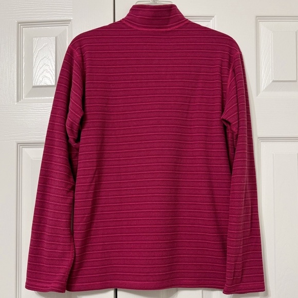 Patagonia Girl's Micro D Zip Neck Fleece Pullover Size XXL Magenta - Picture 2 of 5